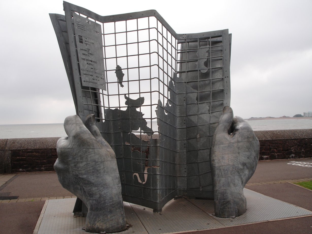 The South West coast path start in Minehead.
